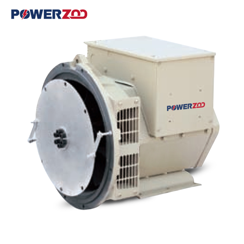 Alternadores CA síncronos sem escova série PZA164 5,4kVA-20kVA